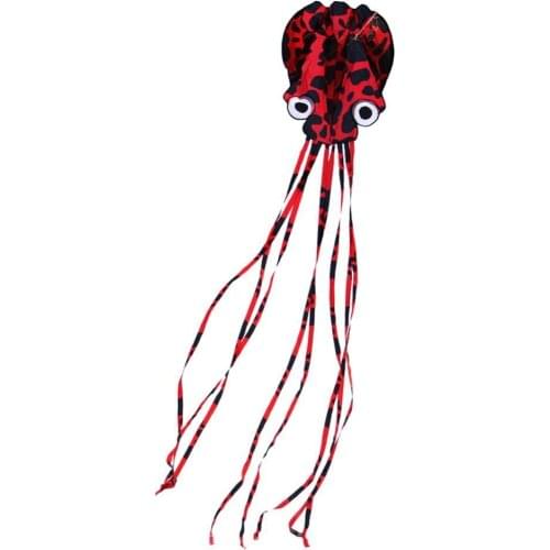 157inch Children Software Octopus Kite with Long Tail Easy Flyer Waterproof Outdoor Activity Adults Kids Toy Kite Accessories