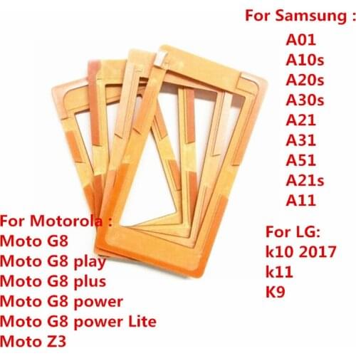 18pcs Screen Mould Holder Gluing Mold for Samsung for Motorola for LG