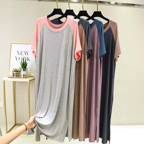 Summer Women Dress 2020 Casual Loose O-neck Pregnant T Shirt Vestidos Comfortable WL104