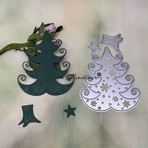 Tree decoration Metal Cutting Dies Stencils For DIY Scrapbooking Decorative Embossing Handcraft Die Cutting Template