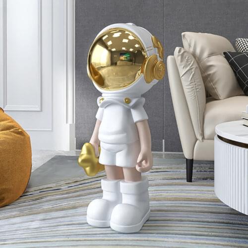 Creative Astronaut Statue Nordic Living Room Porch Wine Cabinet Ornaments Large Landing Sculpture Home Decoration Accessories