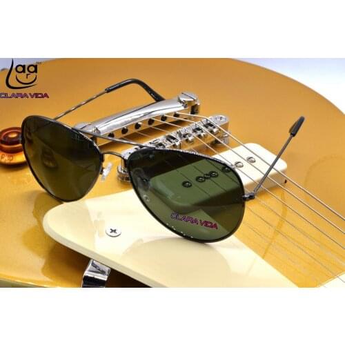 2019 Limited Hot Sale Men =clara Vida Reading Sunglasses= Rock Star Style Classic Pilot Uv400 Glasses Spectacles +1 +1.5 To +4