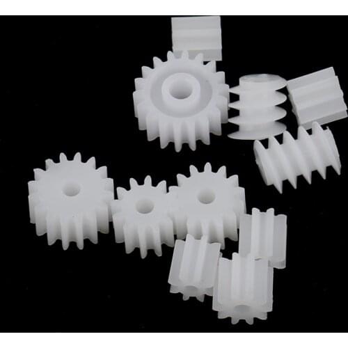 11pcs Plastic Assorted Gears Worm Kits For Kids Toys DIY Robot RC Car Models