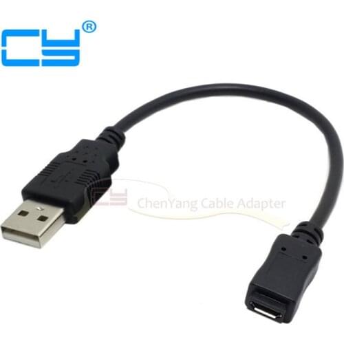 5pcs/lot Micro USB B Type 5pin Female to USB 2.0 Male Connector Extension Cable