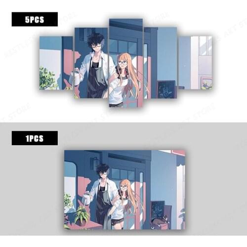 Sakura Villages Pet Girl Anime Canvas Poster Animation Wall Posters Wall Pictures For Bedroom Decor