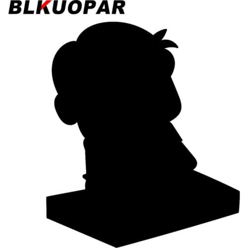 BLKUOPAR for A Man Daydreaming Car Stickers Sunscreen Decals Scratch-Proof Simple Refrigerator Trunk Decor Car Door Protector