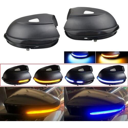 Side Wing Rearview Mirror Indicator Blinker Repeater LED Dynamic Turn Signal Light For VW Passat B7 CC Scirocco Jetta MK6 EOS