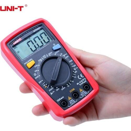 Palm Size Digital Multimeters UNI-T UT33C+ Professional Electrical Handheld Tester LCR Meter Ammeter Multitester -40-1000C