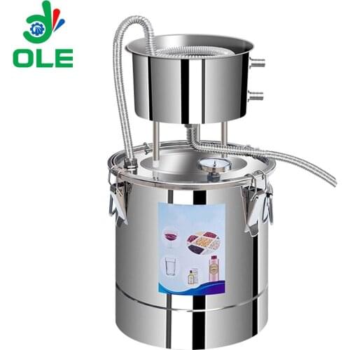 22L Hydrolat Distiller Equipment Stainless Steel Alcohol Distillers Water Making Machine
