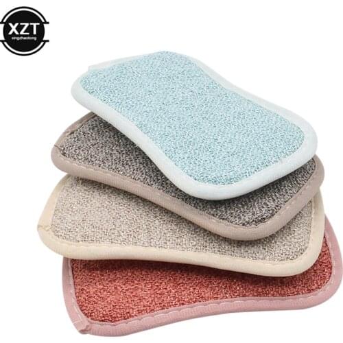 Double Sided Sponge Wipe Decontamination Thick Sponge Brush Scouring Pad Cleaning Magic Sponge For Kitchen Cleaning Tools