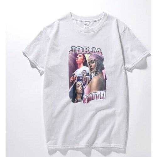 Summer Graphic Tees Men Streetwear Jorja Smith Vintage T Shirts High Street Hip Hop Rapper Rock Unisex T-shirt Top Cotton Tshirt