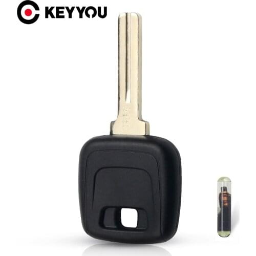 KEYYOU Transponder Car Key With ID48 Chip For Volvo VOLVO S40 V40 D30 S60 S80 XC90 XC60 Blank Key Case Fob Uncut NE66 Blade