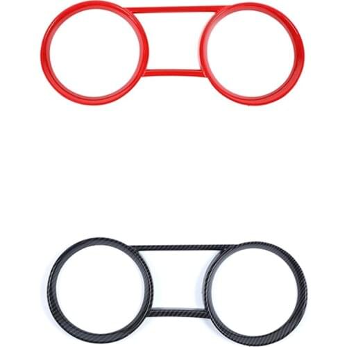 Dashboard Instrument Box Ring Trim Decor Cover Bezels ABS for Ford Mustang 2010 2011 2012 2013 2014