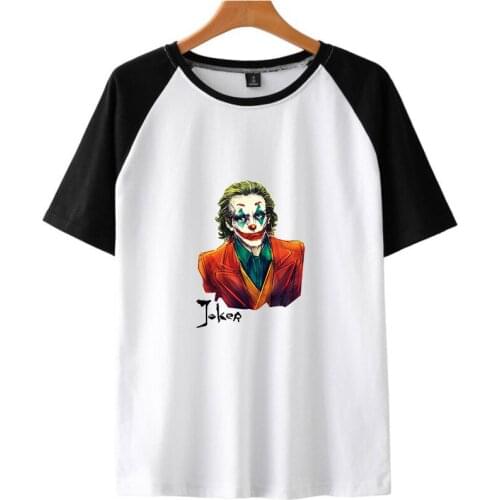 Hot Sale New Tee Untitled Joker Origin Movie Print Men Swag T-Shirt Patchwork Top Quality Hip Hop Short Sleeve T Shirt Men