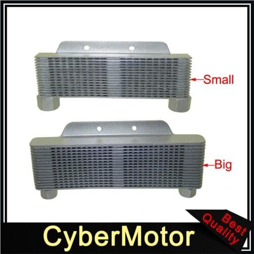 High Flow Radiator Oil Cooler M10x1.25 For Chinese Horizontal Oil-Cooled 125cc-190cc Engine Pit Dirt Bike