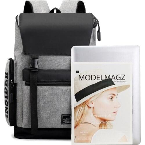 Fashion Men 15.6 Inch Laptop Backpacks Waterproof Travel Backpack Large Capacity Male Mochila School Bags Unisex Bagpack