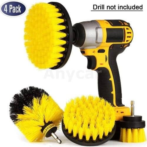 Drill Brush Kit - Drill BrushPower Scrubber for Cleaning Bathroom Bathtub Cleaning Brush Scrub Drill Cleaning Kit D30