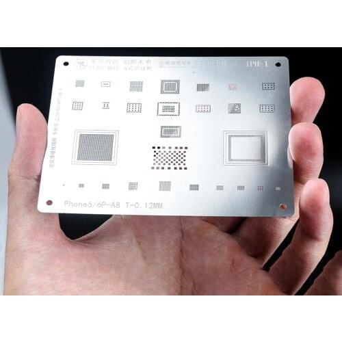 BGA Reballing Stencil Kits Set Solder Template for iPhone NAND WIFI XS Max XR X 8 7 6sp 6 plus iPad 5 PRO MINI Motherboard