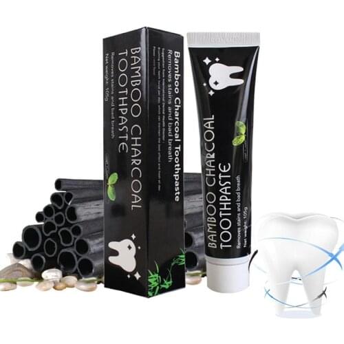 105g New Bamboo Black Toothpaste Teeth Whitening Deep Clean Charcoal All-purpose Teeth Whitening The Black Toothpaste