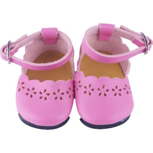 New Pink Shoes fit 43cm zaps, Children best Birthday Gift N468