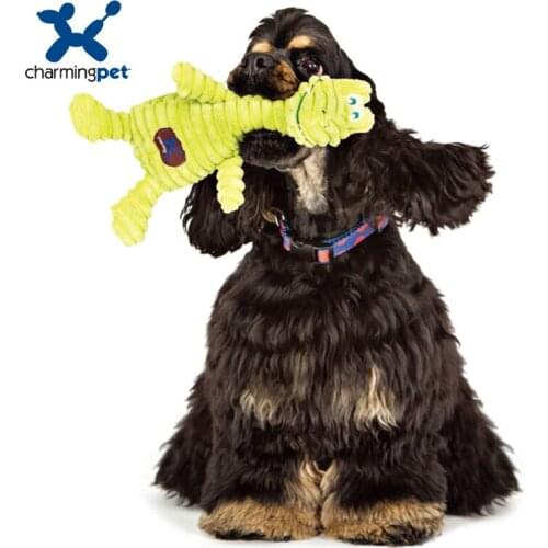 Charmingpet pet dog toys Platypus Elephant crocodile Monkey Lion pet training Squeak Toys