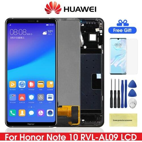 Original 6.95" Screen For Huawei Honor Note 10 LCD Screen Display Touch Panel Digiziter Parts For Honor Note10 RVL-AL09 Display