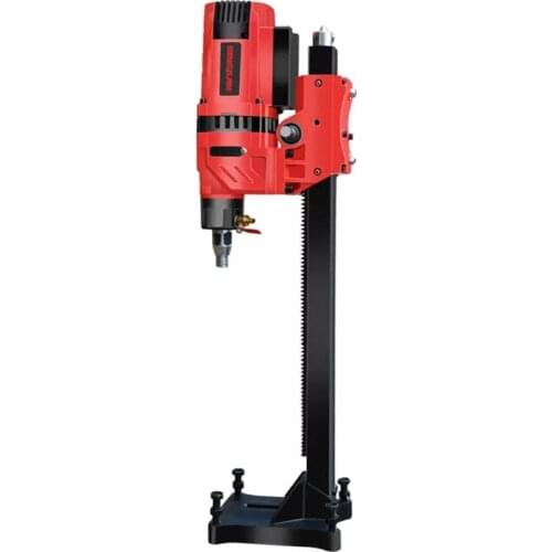 180MM Portable Diamond Core Drill Concrete Drilling Machine 2300W Power Tool with Reinforced Stand and drill Bits