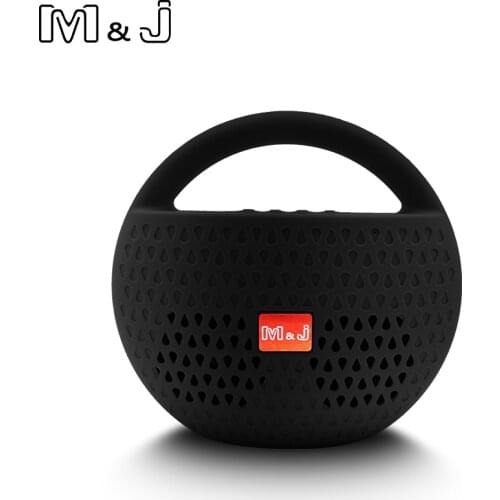 M&J Portable Wireless Bluetooth Speaker Stereo Speakers with Mic Support TF AUX USB MP3 MINI Subwoof Smart Column Loudspeaker