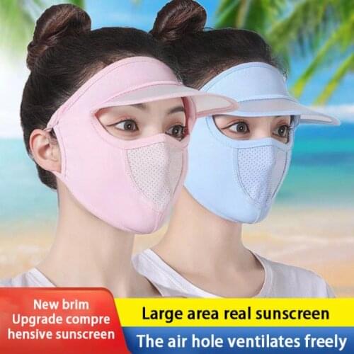 Removable Sun Protection Face Bandana Cover Face With Lens Bicycle Cycling Ski Tube Hiking Breathable Masks Print Women Summer