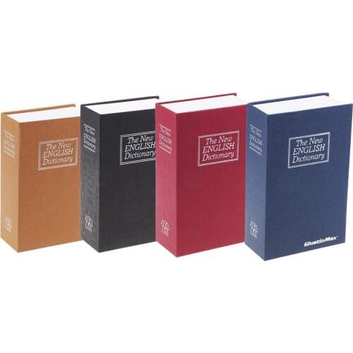 Book Safe with Combination Lock, Secrect Hidden Safe Lock Boxes Piggy Bank