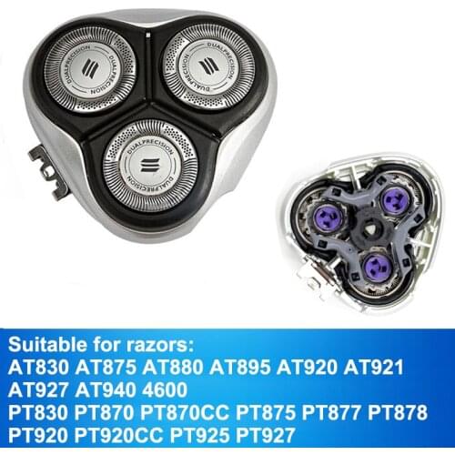 Poleet Replacement Shaver Head HQ8 For Philips Norelco Razor blade AT830 AT880 AT920 4600 PT830 PT877 PT920 Carmen bracket