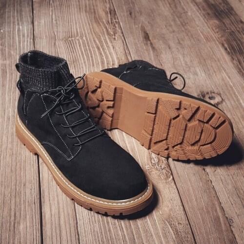 High Shoes Man Boots Men Cowboy For Casual Winter Mens Mens High Shoes Vintage Chelsea Summer Ankle Leather Sneakers Boot