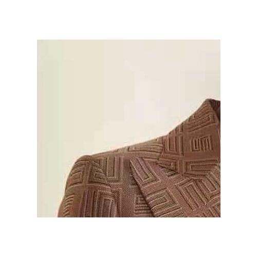 2021 Early Autumn New Women Retro Badge Jacquard Double-breasted Suit Women Blazer