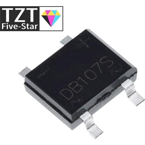 10PCS SMD DB107 DB107S 1A 1000V Single Phases Diode Rectifier Bridge