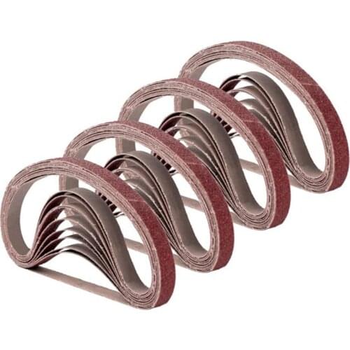 100Pcs 330X10mm Sanding Belt 60 Grit Sandpaper Sanding Machine Grinding Tool Wood Soft Metal Polishing