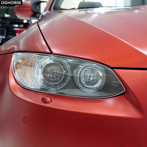 2Pcs Car Headlight Protective Film Transparent TPU Protection Decal Sticker For BMW M3 E90 E92 E93 2007-2013 Accessories