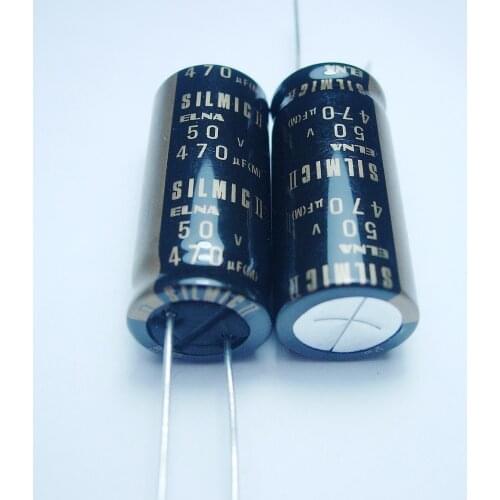 5pcs/10pcs ELNA SILMCII 50v470uf 16*36MM copper capacitance audio super capacitor electrolytic capacitors free shipping