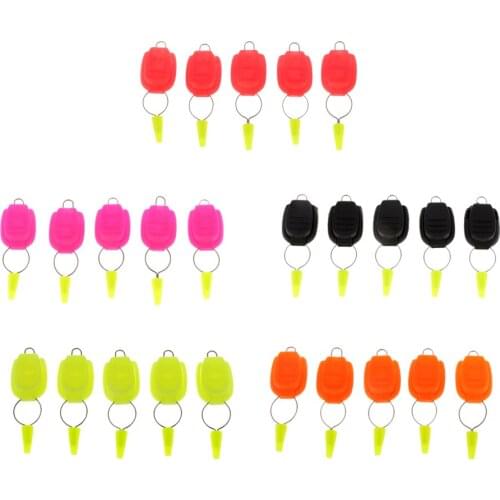 5x Fishing Reel Line Stopper Baitcasting Wire Buckle Check Keepers