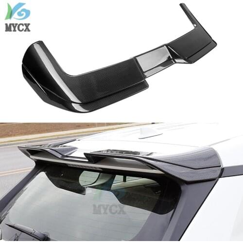 Car Rear Window Roof Spoiler lips Visor R Style ABS Plastic Tail Wing Fit for Toyota RAV4 RAV 4 2019 2020