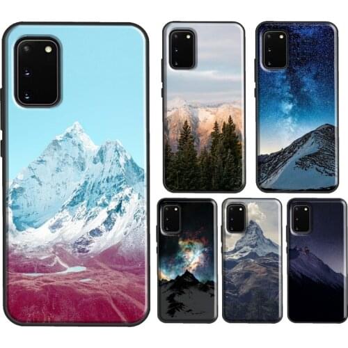 Beautiful Nature Forest Mountain Fundas For Samsung Galaxy S21 Ultra S20 FE S8 S9 S10 Note 10 Plus 9 Note 20 Ultra Case