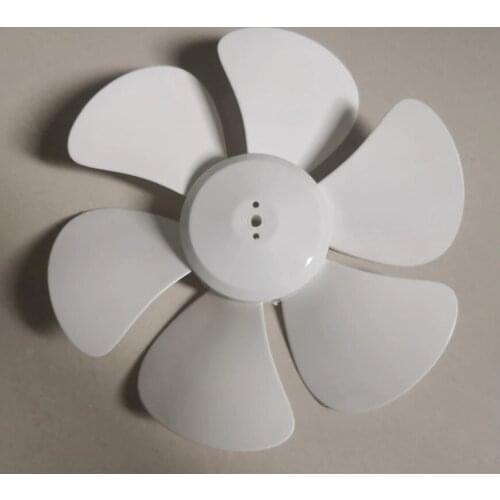 D shape hole 8mm 6-blade exhaust fan blade 28cm for 12 inches or 300mm kitchen fan