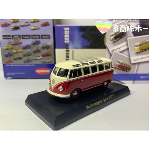 1/64 KYOSHO Volks wagen VW Type 2 T1 Collection of die-cast alloy car decoration model toys