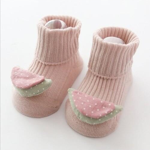 0-3Y Newborn Baby Socks Spring Summer Baby Boy Girl Socks Sokken Infant Toddler Kids Anti Slip Floor