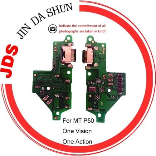 Charger Board Flex Cable USB Charging Dock Connector Microphone For Motorola Moto P50 One Vision,One Action Ribbon