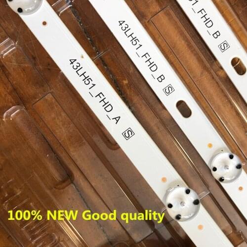 12 pcs New kit LED backlight Strip for LG 43LH5700 43LH51_FHD_A 43LH51_FHD_B SSC_43inch_FHD_A_REV02_150925 SSC_43inch_FHD_B