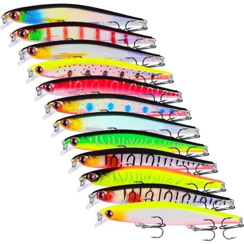 1PC VIB Fishing Lure Plastic Hard Bait Artificial Bait 3D Eyes 11cm/13g Balancer Minnow Wobbler Bass Pesca Carp Fishing Tackle