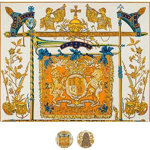 Vintage big scarfs 130*130cm Twill Silk Scarf Women Twill Scarf 130cm Large Size Scarves 100% Silk Designer Scarf Shawl