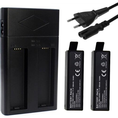 Replacement HB01 Battery for DJI OSMO Mobile DJI OSMO Handheld Gimbal 4K Camera HB01-522365 HB02-542465 Fast Dual Charger