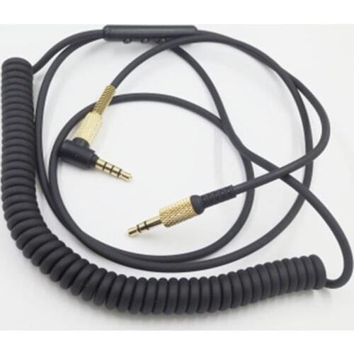 Replacement Audio Cable for Marshall Major II 2 Monitor Headphone Cord with Remote Microphone Volume Control for IOS for iPhone