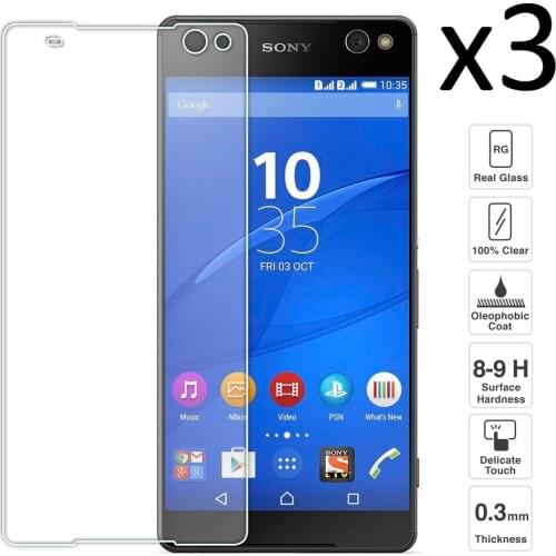 Sony Xperia C5/C5 Ultra Set 3 pieces screen Protector crista